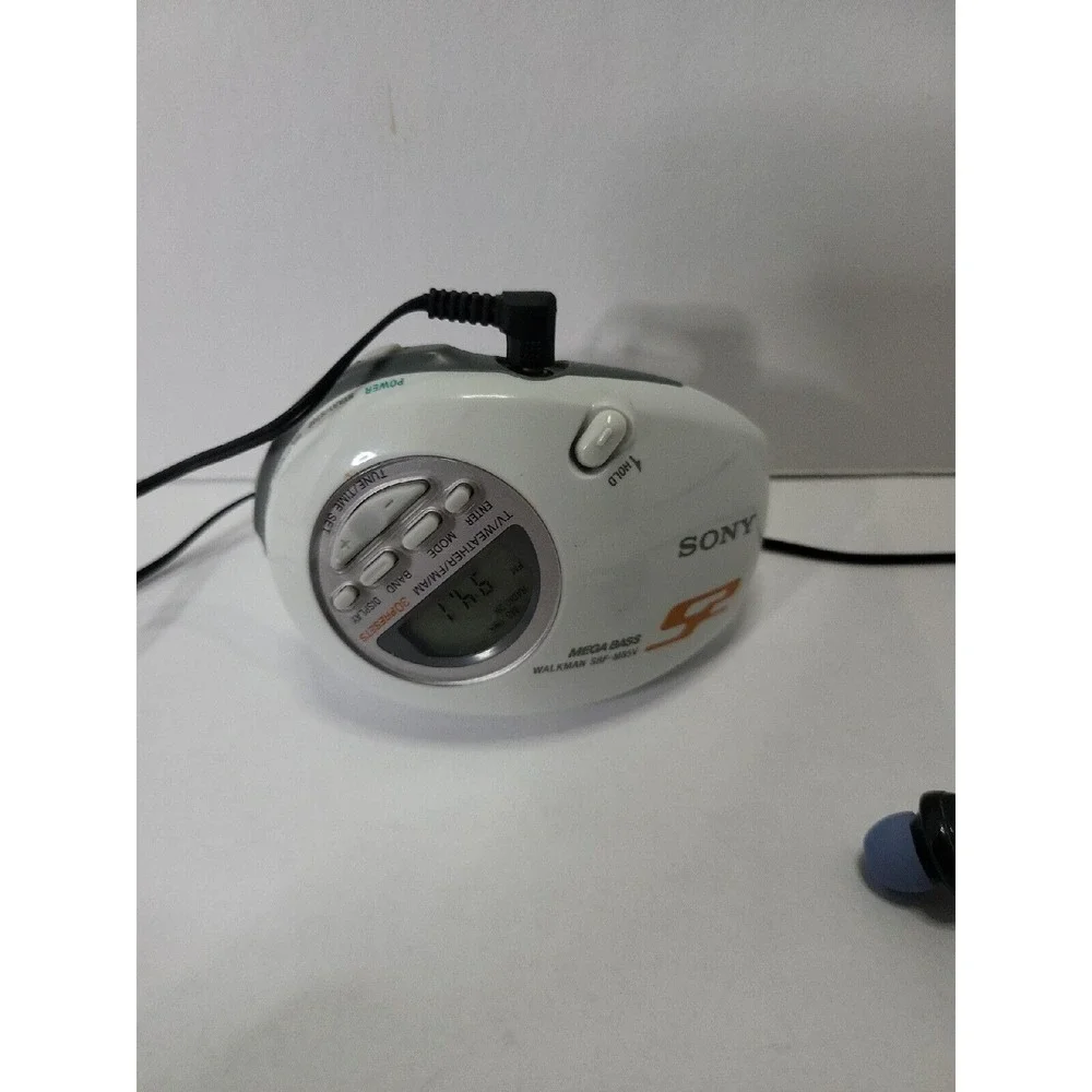 Sony Mega Bass Walkman‎ SRF-M85V W/headphones Tested Works Clean